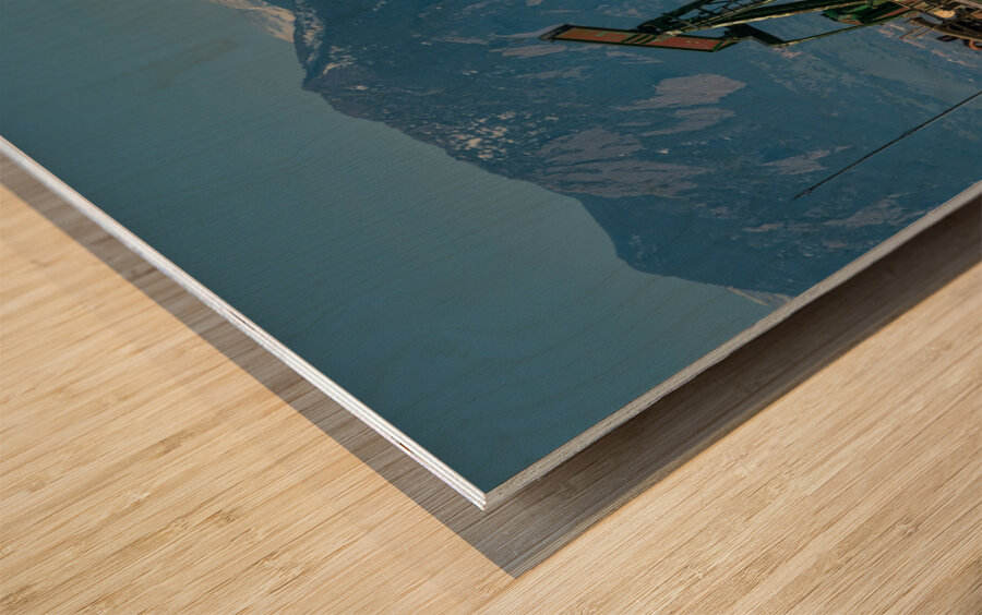 Boulder County Colorado Oil and Gas Wood print