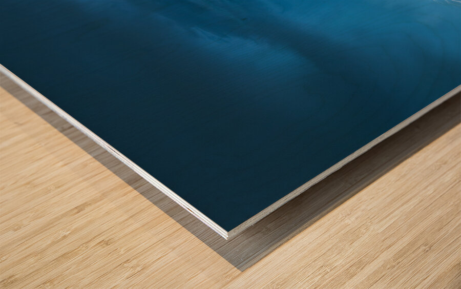 Doodles In The Sky Wood print