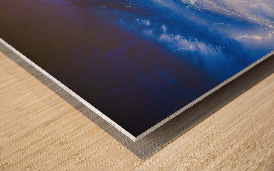 Natures Fourth Of July Wood print