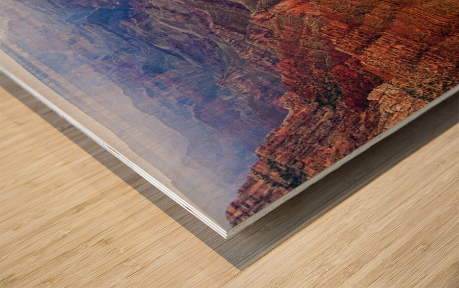 Grand Canyon Morning Scenic View Wood print