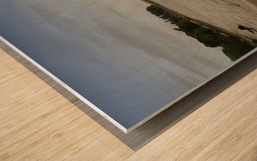 Tranquil Panoramic Beachscape of Negros Oriental Impression sur bois