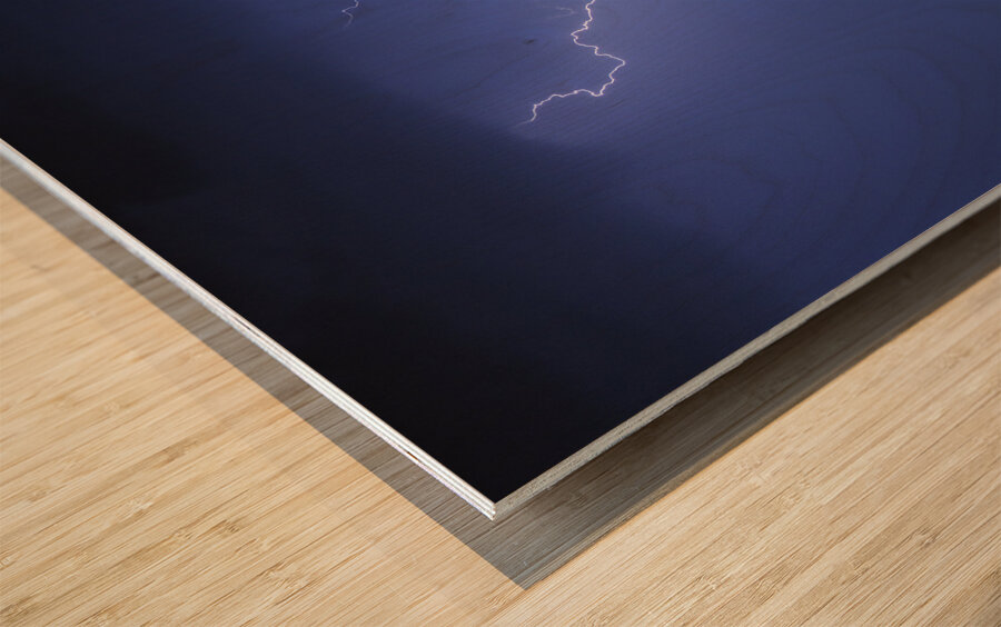 Nature Strikes Wood print