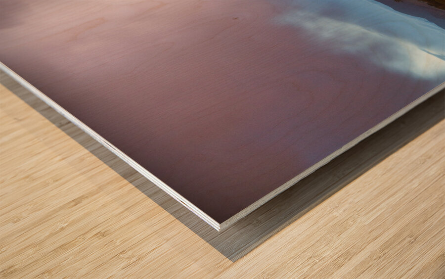 Lightning Striking Longs Peak Foothills 6 Impression sur bois