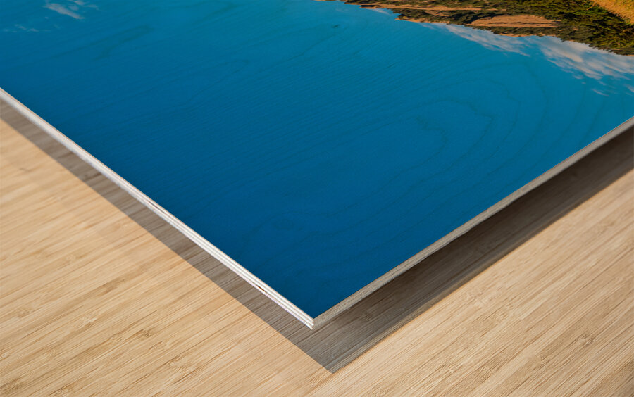 Boulder Colorado Flatirons Sunset Golden Light Impression sur bois