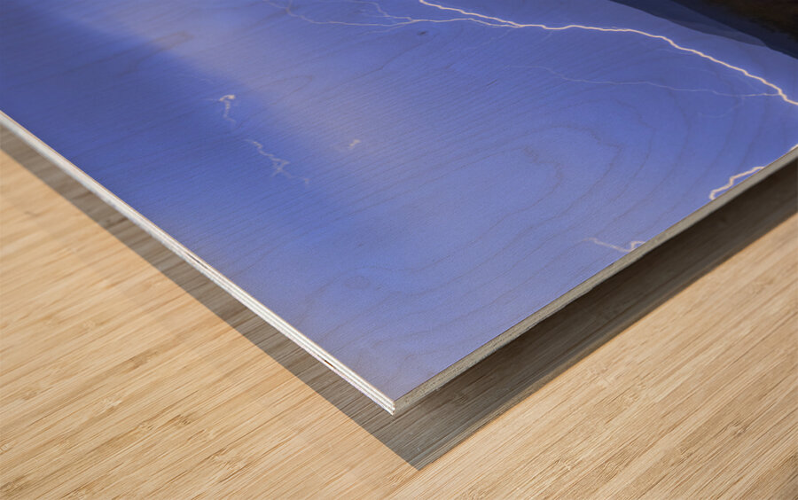 The Long Strike Impression sur bois