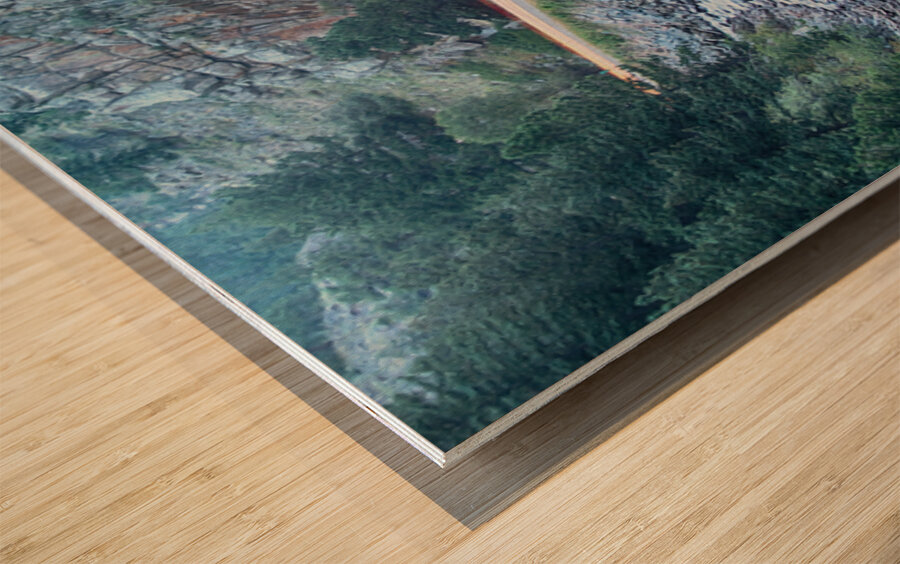 Boulder Canyon Drive and Colorado Commute Impression sur bois