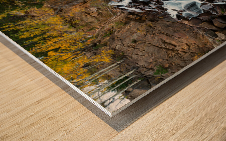 Pioneer Union Waterfall  Wood print