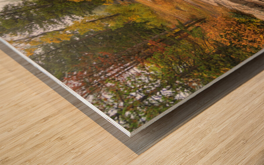 Upstream St Vrain Wood print