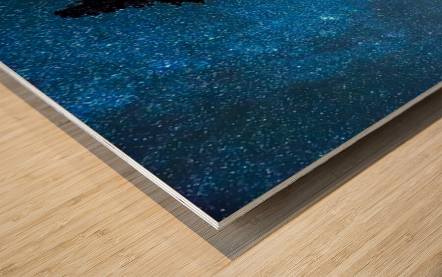 Pinnacle Of The Forest  Wood print