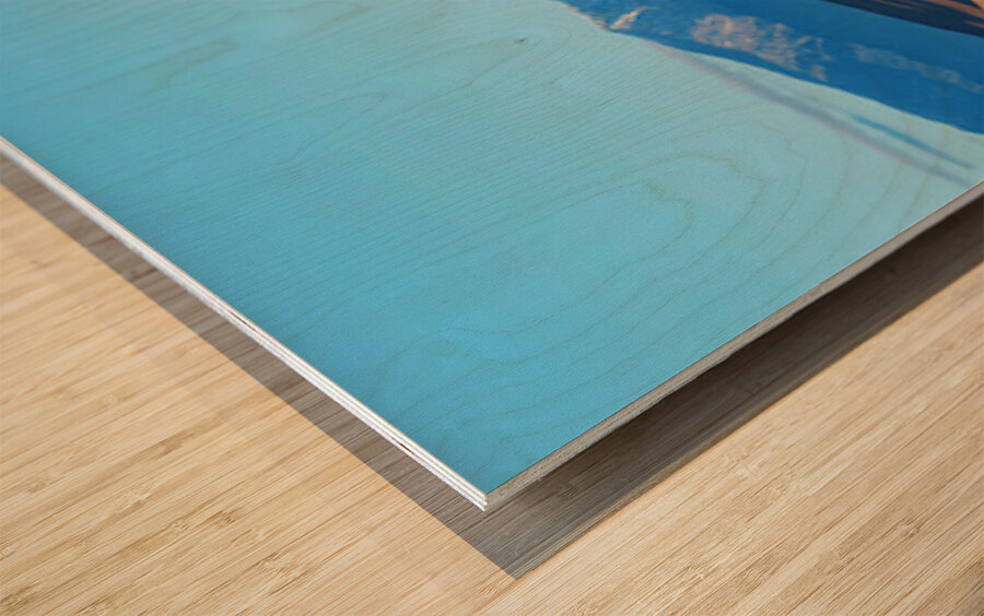 Colorado Great Sand Dunes Panorama Pt 1 Impression sur bois