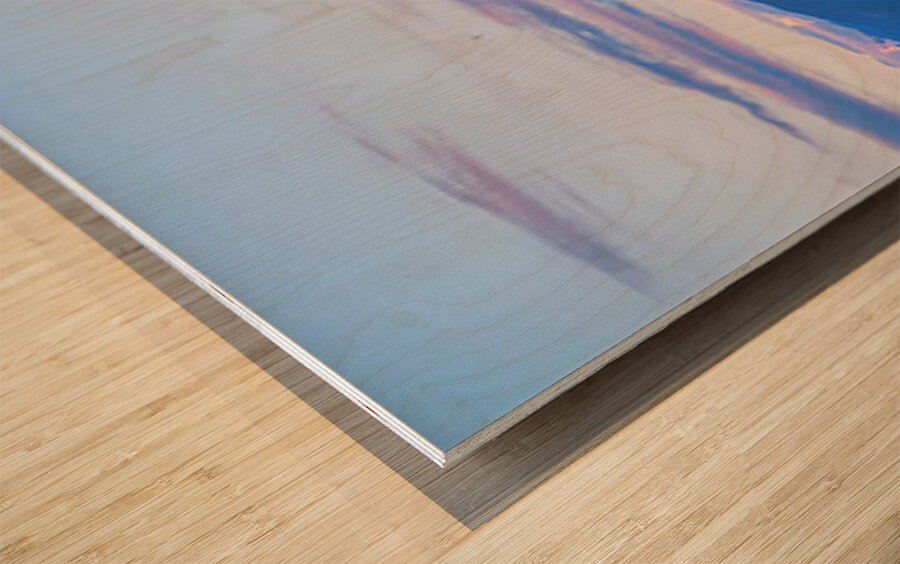 Colorado Sand Dunes First Light Sunrise Panorama Impression sur bois