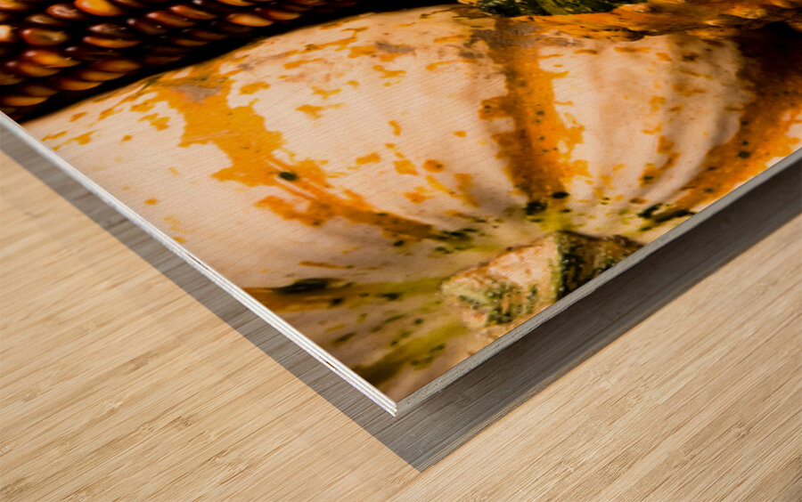 Natures Mosaic An Autumn Harvest Impression sur bois