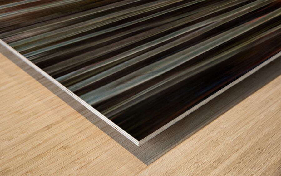 Whispers of Shadowed Light Fine Art Forest Motion Photography Wood print