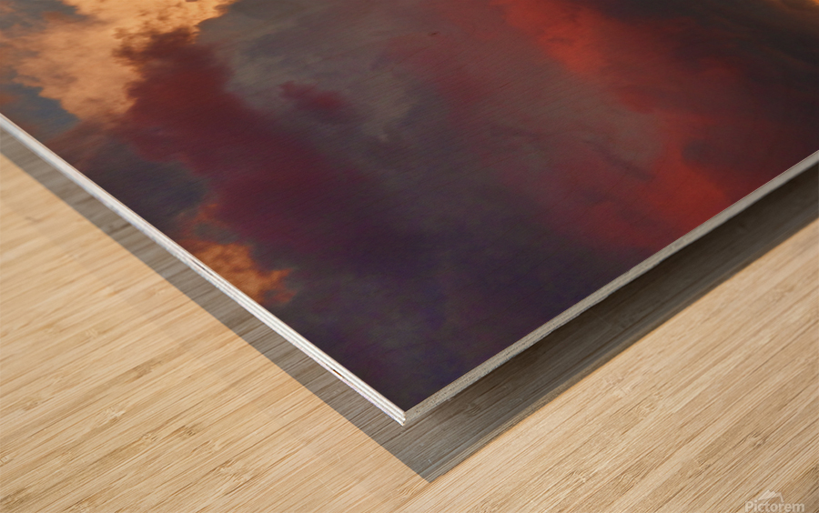 cloudscape sunset 46 Impression sur bois