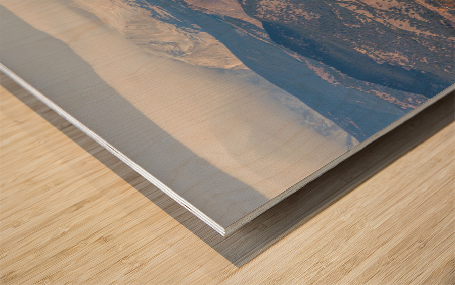 University of Colorado Boulder Autumn West View Impression sur bois