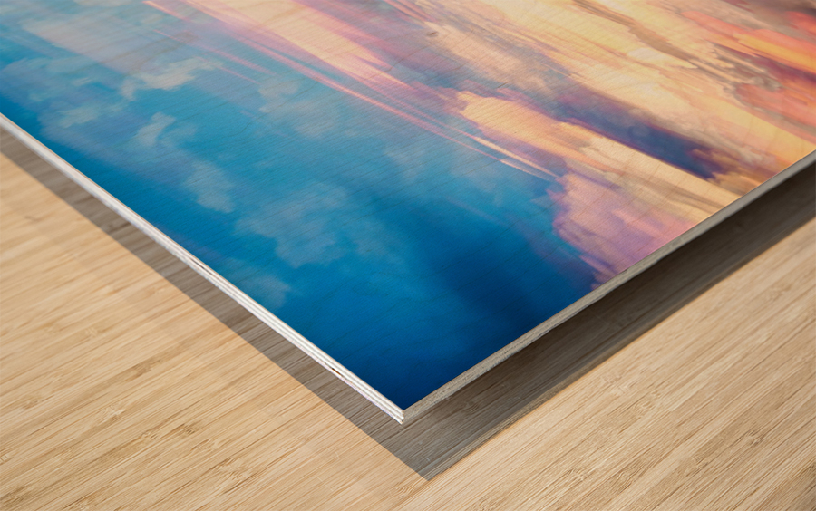 Nature Country Painting Wood print