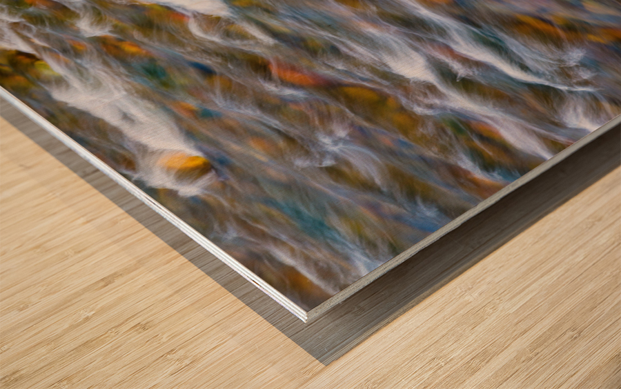 South Boulder Creek In Living Color Wood print