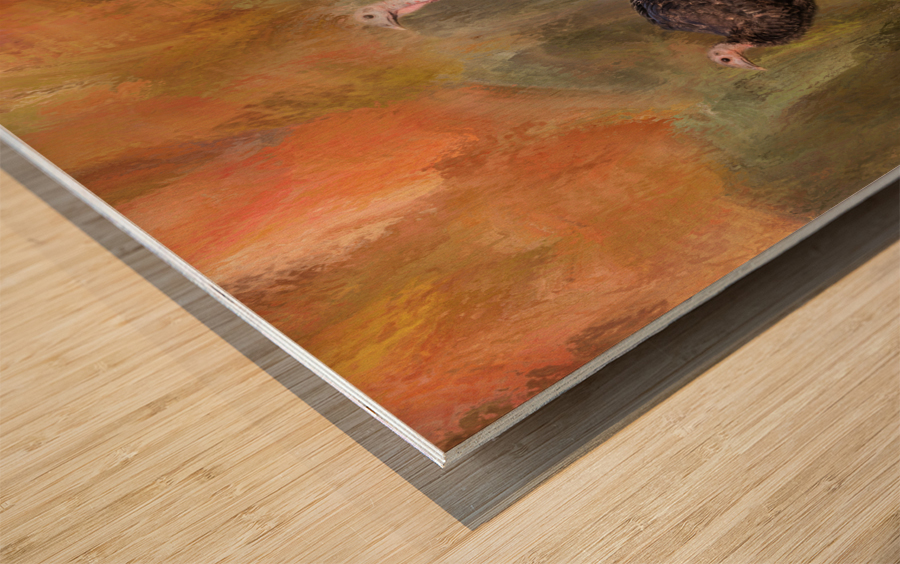 jive turkeys Impression sur bois