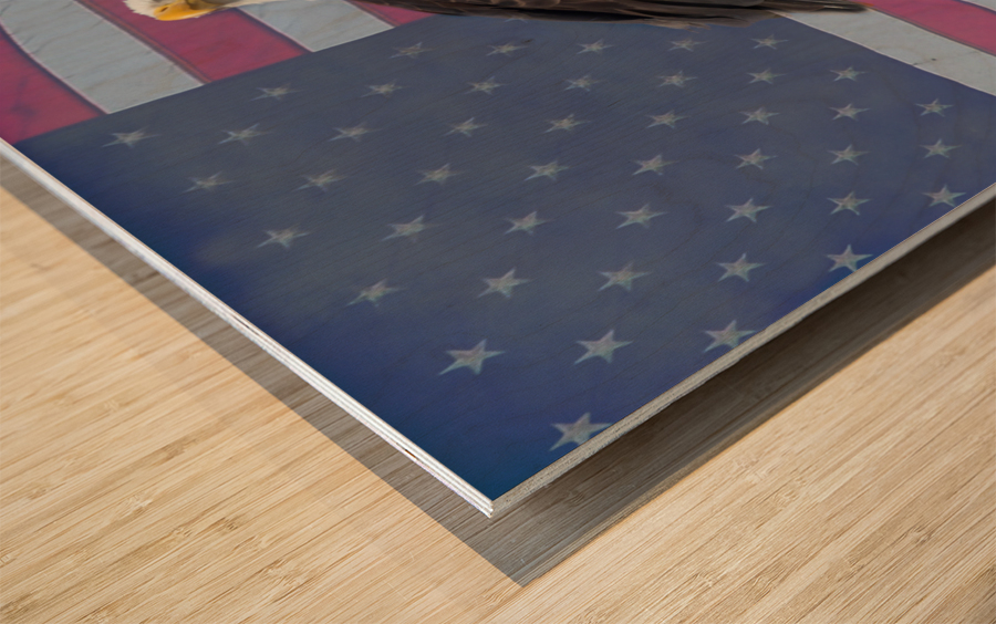 American Freedom Wood print