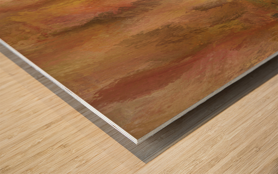 Young Buffalo Impression sur bois