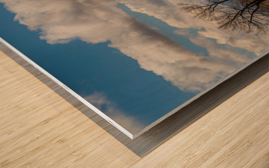 Boulder Colorado Front Range Panorama View Impression sur bois