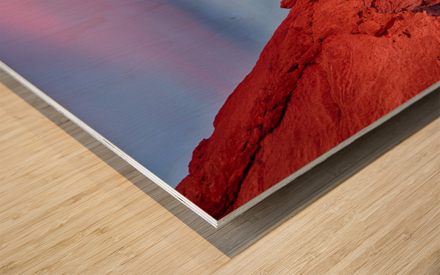 Garden of the Gods Sunset View 2 Wood print