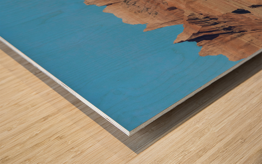 Breathtaking Panoramic Views - Badlands National Park from Conat Wood print