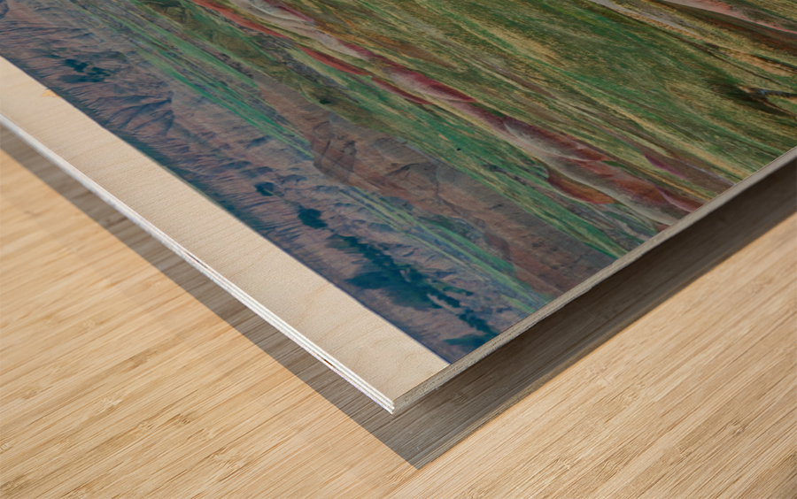 South Dakota Badlands Grasslands Embrace Majestic Canyon Buttes Wood print