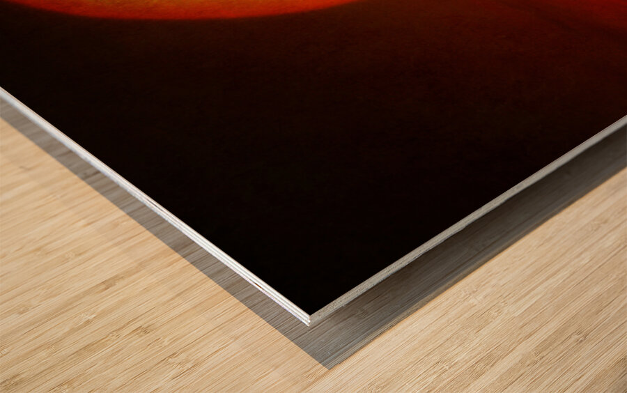 Big Sun Saguaro Sunset Impression sur bois