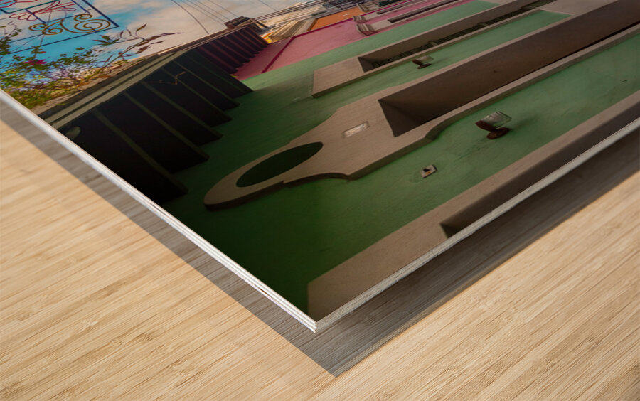 Vibrant Essence of Old San Juan Puerto Rico Wood print