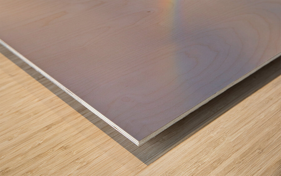 Rainbow On The Lighthouse On St Lucia Impression sur bois