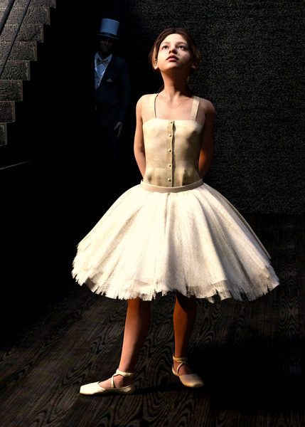 Little Dancer - Degas ballerina tribute Digital Download