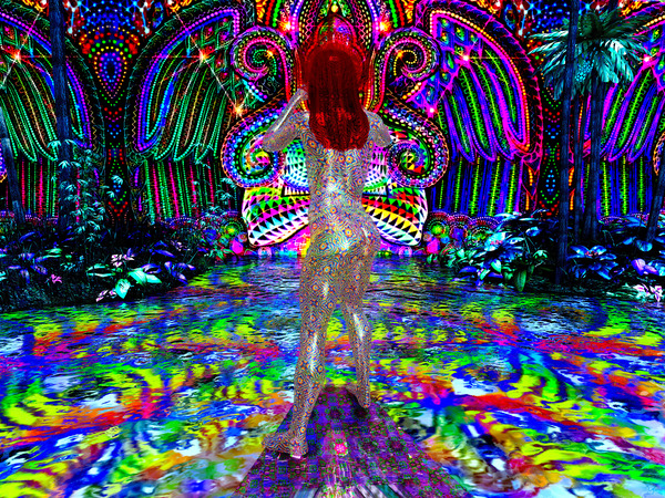 Psychedelic Ayahuasca Angel - DMT Journey Digital Download