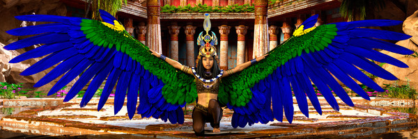 Ancient Egyptian Goddess Isis  Digital Download