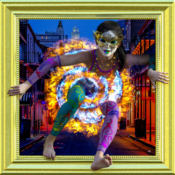 Out Of Mardi Gras Bourbon Street New Orleans Louisiana  Digital Download