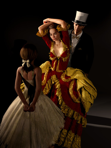 Paris 18th Century - Juxtaposition in the Ballet Theater  Digital Download