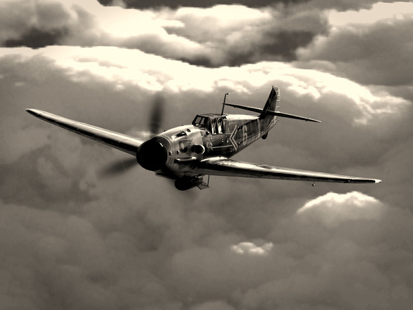 Messerschmitt Bf 109 BW Digital Download