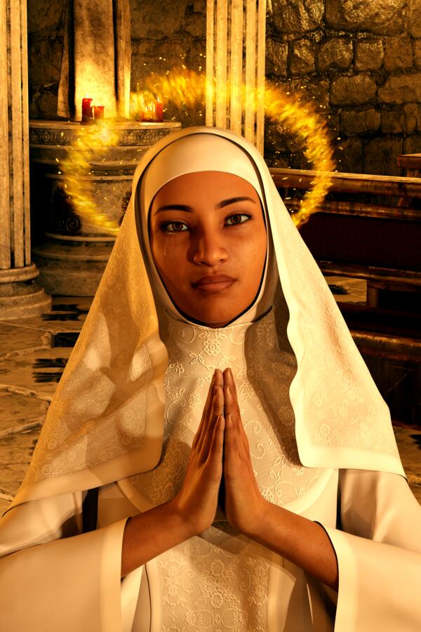 Saint Monica of Hippo   78MP 2:3 ratio  Digital Download