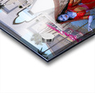 Krishna and Radha entering the temple Acrylic print