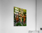 Adam and Eve in the garden of Eden - Vasikela Kung Tribe 108MP Acrylic Print