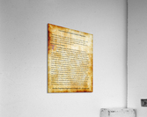 St Augustine Confessions Translation Impression acrylique