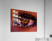 Female Space Explorer witnesses the Carina Nebula as seen by the James Webb Telescope Acrylic Print