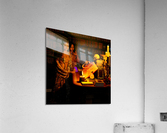 Young Wiccan Girls Practing their Witchcraft Impression acrylique