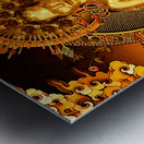 The Buddhista in Gold with gifts - goddess of transcendental wisdom Metal print