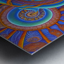 Loops of Habit Metal print