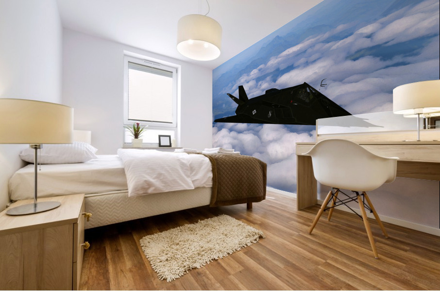 Lockheed F-117 Nighthawk Mural print
