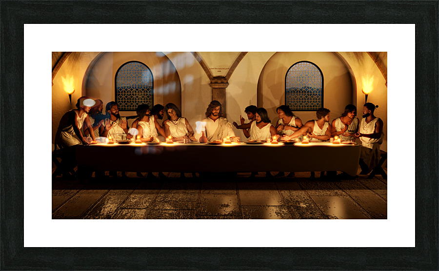 The Last Supper - 200MP 2:1 ratio Picture Frame print