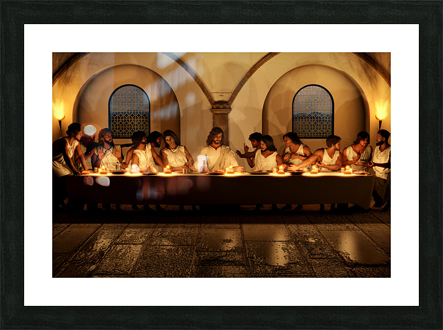 The Last Supper - 250MP 5:8 ratio Picture Frame print