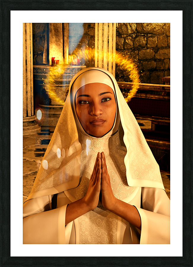 Saint Monica of Hippo   78MP 2:3 ratio  Picture Frame print