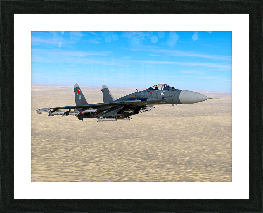 Sukhoi Su-47 Berkut Picture Frame print